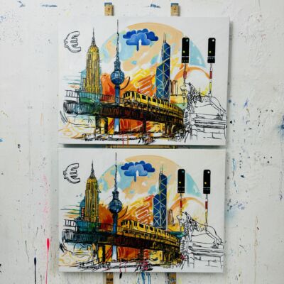 Acrylbilder abstrakt malen lassen