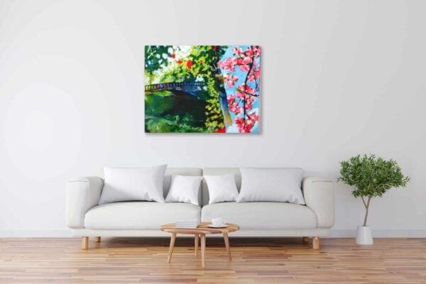 Modernes Acryl Gemälde Frühling wandbilder