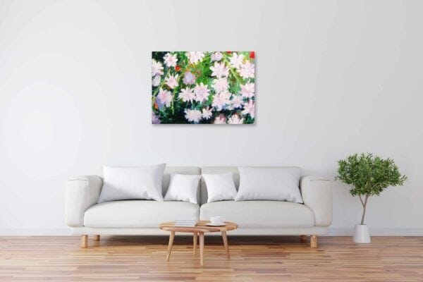 Acryl Gemälde abstrakte Blumen bild kaufen