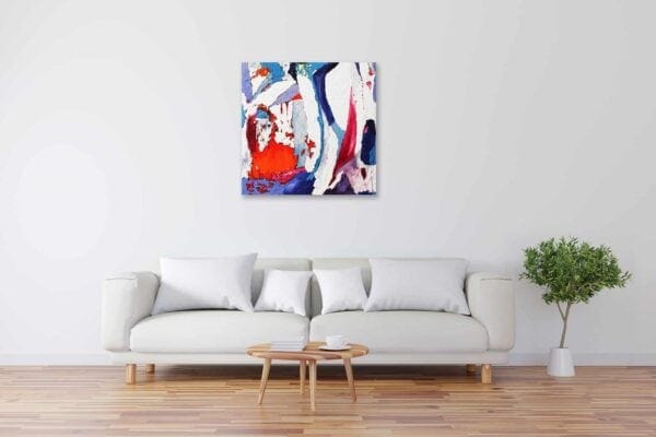 Acryl Gemälde abstrakte Form bild kaufen
