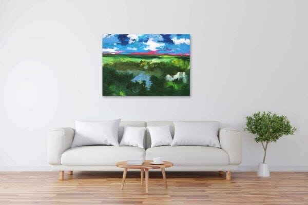 Acryl Gemälde abstrakte Landschaft bild kaufen