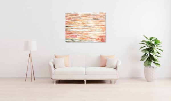 Abstrakte Kunstwerke, moderne Malerei, Wandbild, lebendige Farbkompositionen, Künstler Nikolaus Kriese.
