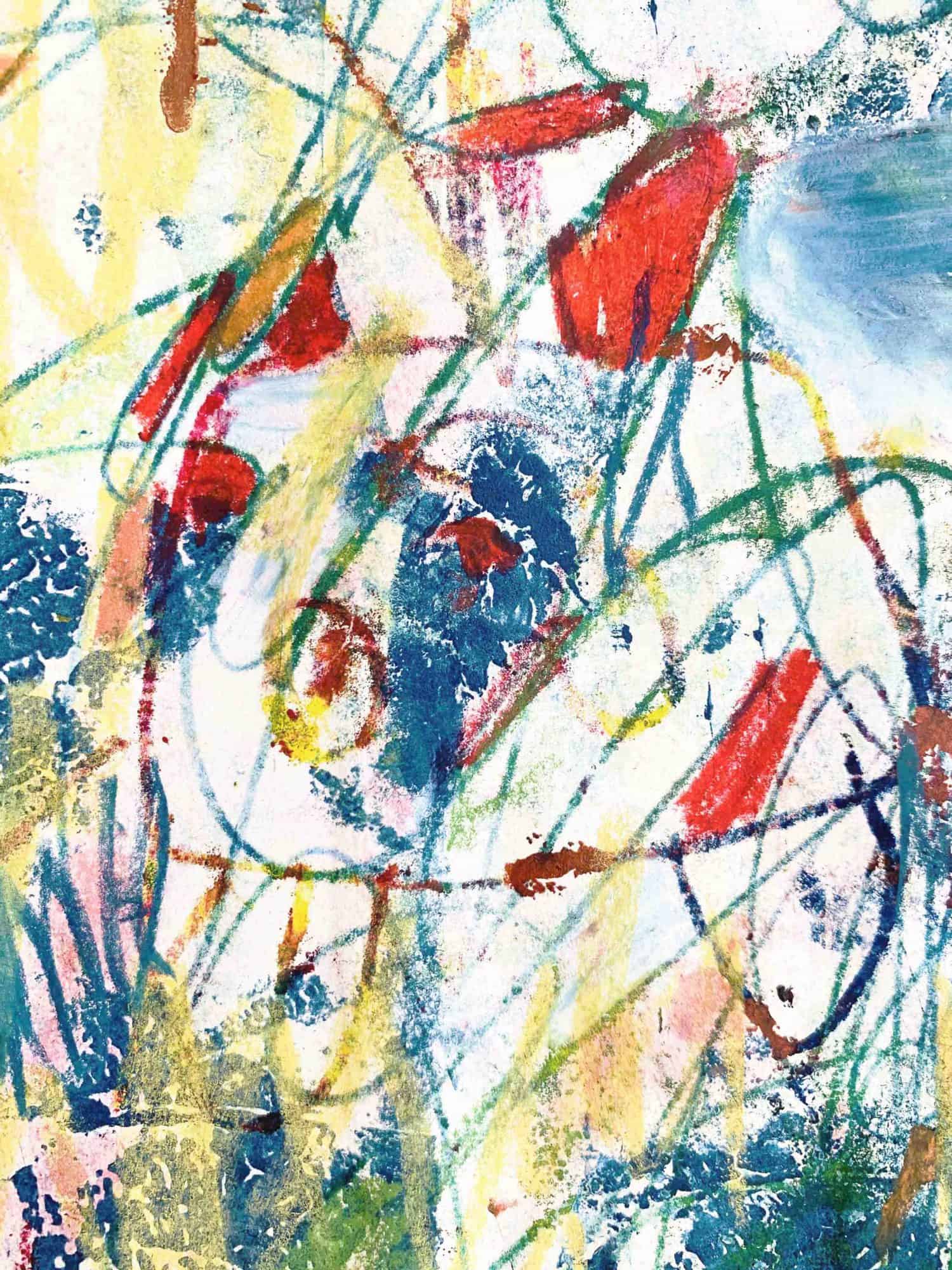 Belunara® Handgemaltes Ölgemälde 'Kosmische Explosion' Auf Leinwand | Abstrakte Kunst Für Moderne Wohnräume