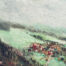 Frühlingsei Landschaftsmalerei, Öl auf Leinwand, im impressionistischen Stil, von Nikolaus Kriese.