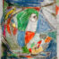Farbenfrohe kindliche Malerei mit Tieren, Abstrakte Zeichnung, kreatives Kunstwerk, Auftragsmalerei von Nikolaus Kriese, bunte Tiermotive, kindliche Kunst, kindgerechte Malerei, moderne Tierkunst, kreative Kinderzeichnungen, Kunstdrucke für Kinderzimmer.