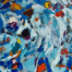 Farbige abstrakte malerei mit impressionistischem stil, expressiven pinselstrichen, großformatige kunstwerke, kreative auftragsmalerei, moderne bilder für wohnräume und büros.