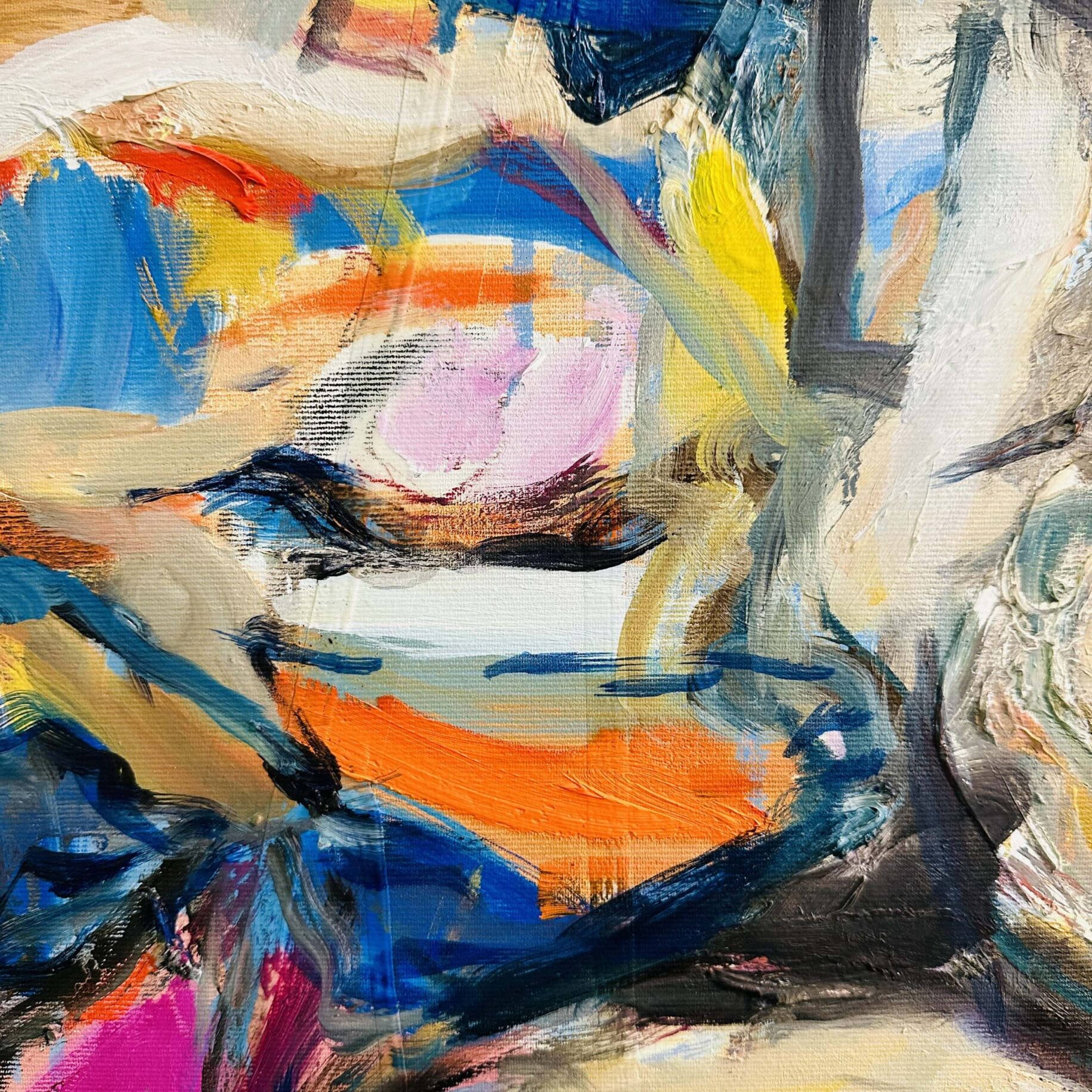 Galerie für moderne Malerei abstrakte kunstwerken