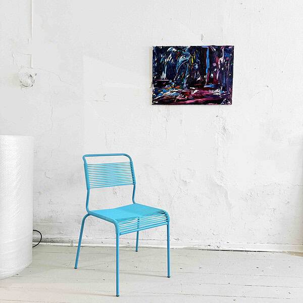 Oil painting enchanted forest 50x70 cm