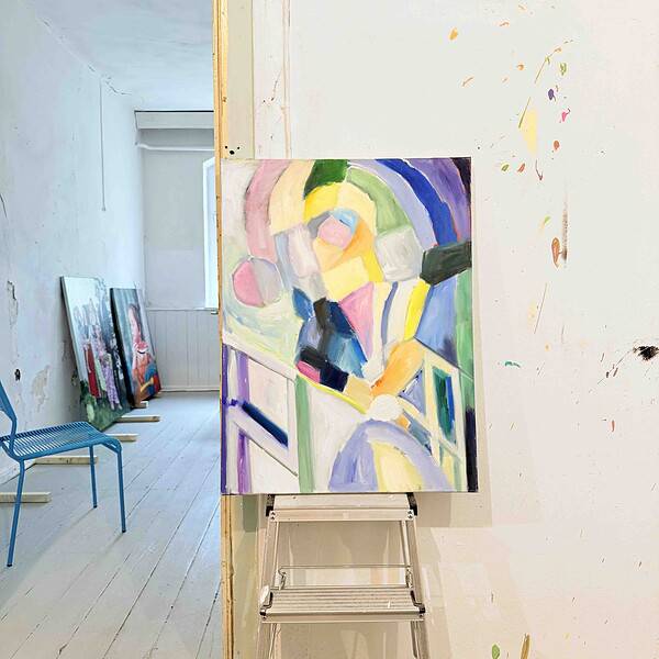 Pittura acrilica La luce 60x80cm