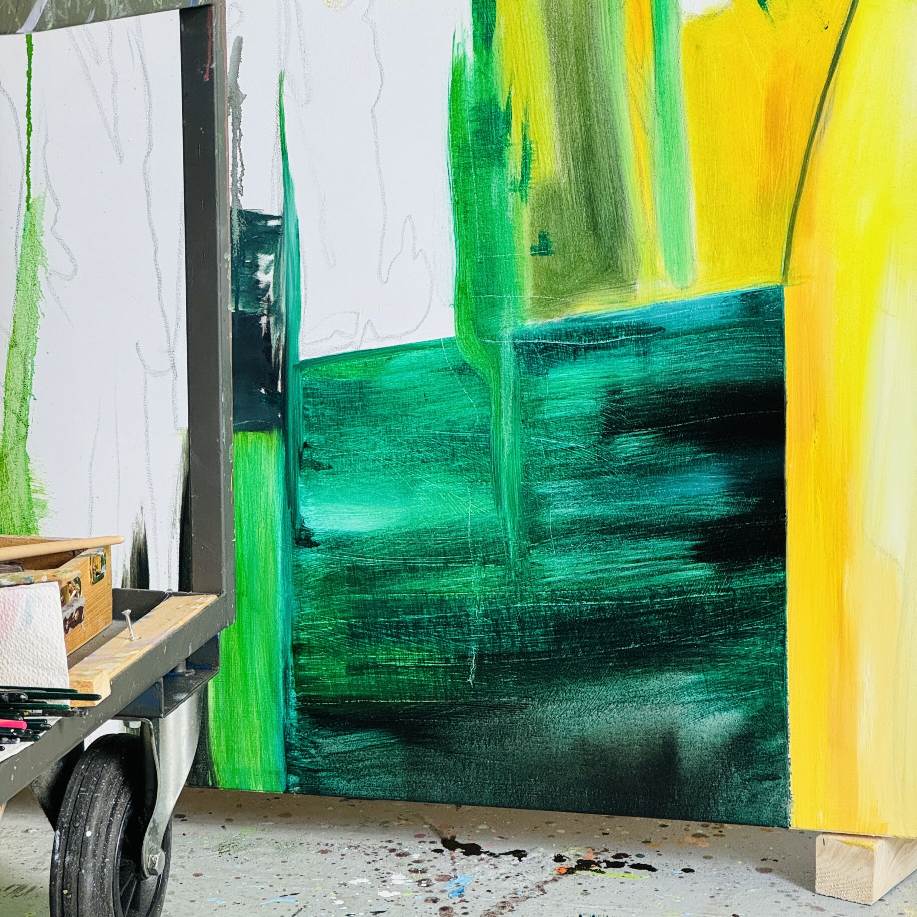 Kunst für Firmen und Büros atelierbesuch