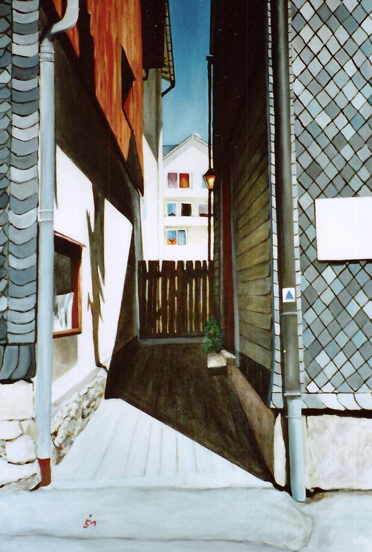 bild malen lassen haus
