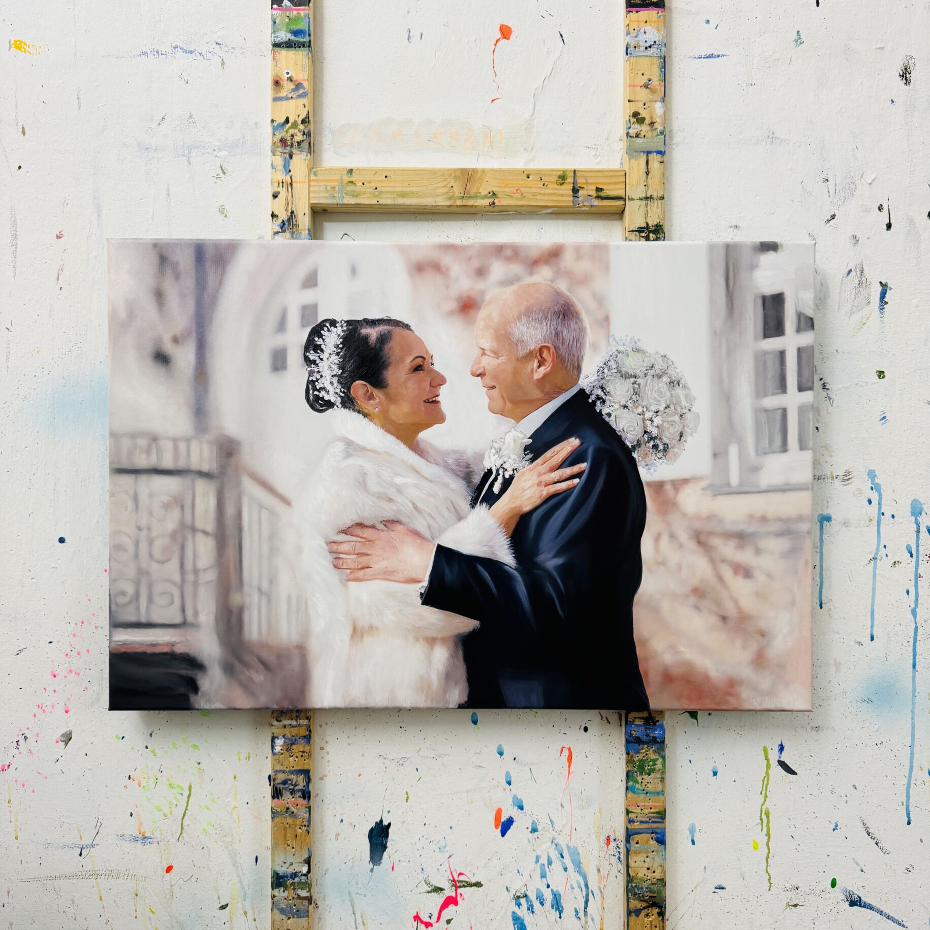 Portraitmalerei Hochzeitsportrait als Geschenkidee