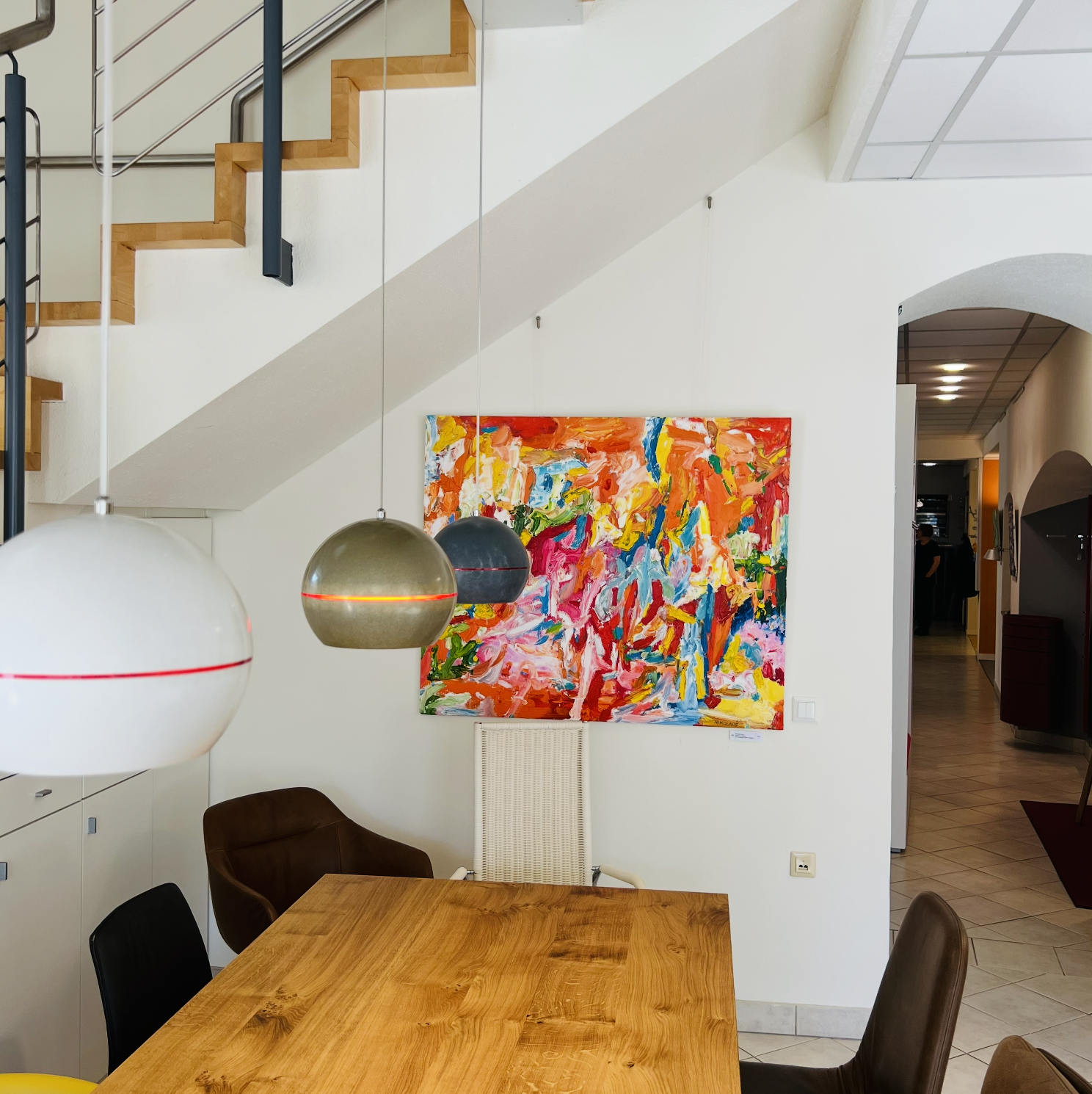 Großformatige Kunst für Innenarchitektur im wohnbereich