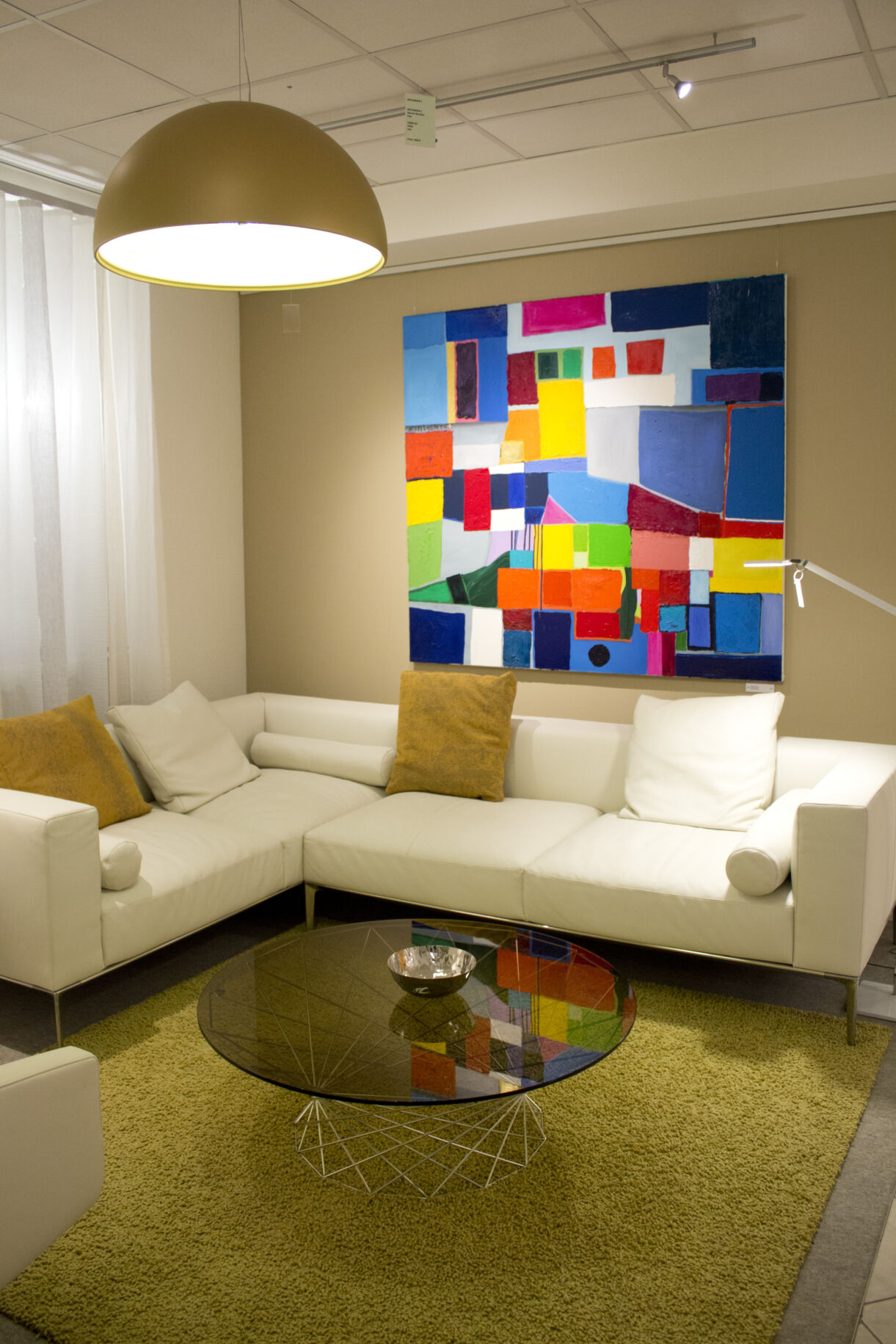 Großformatige Kunst für Innenarchitektur im wohnzimmer