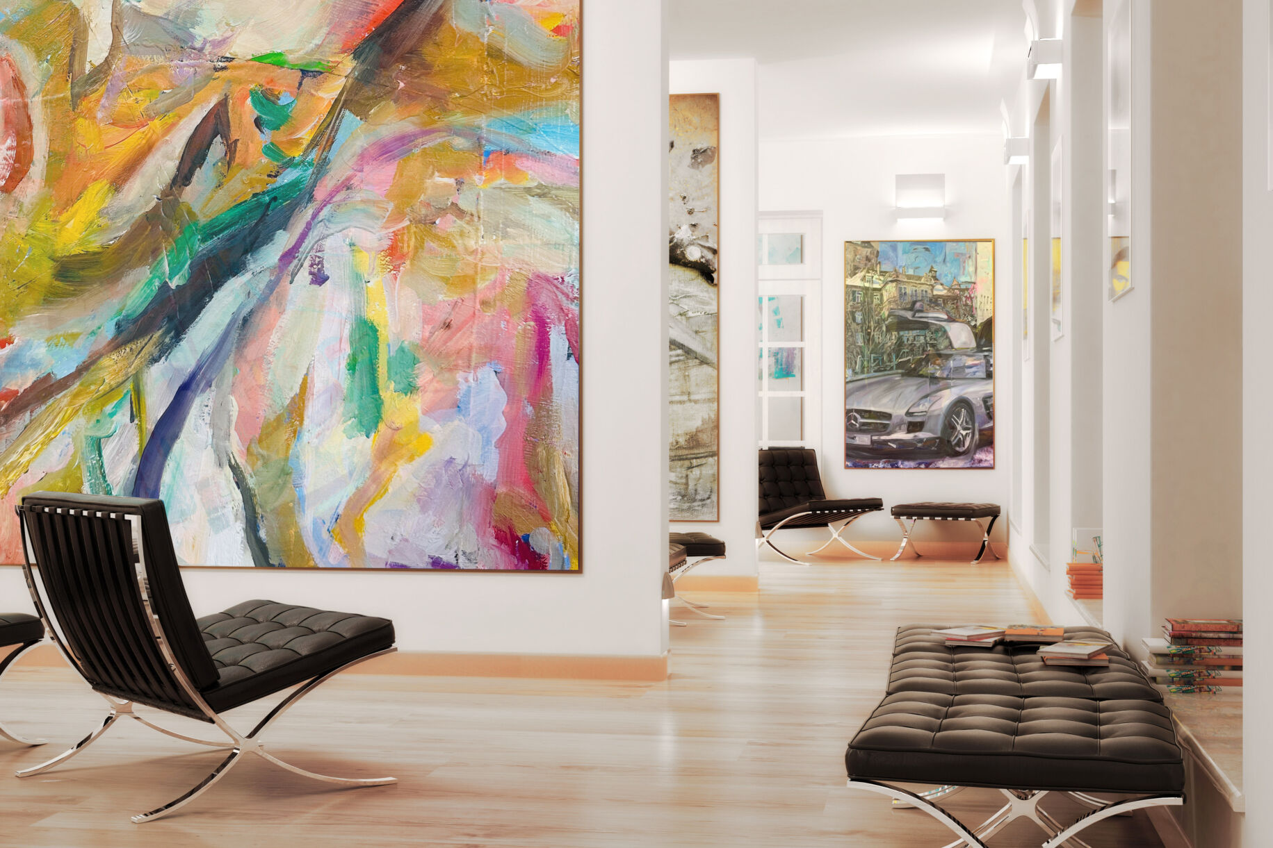 Großformatige Kunst für Innenarchitektur Bildergalerie