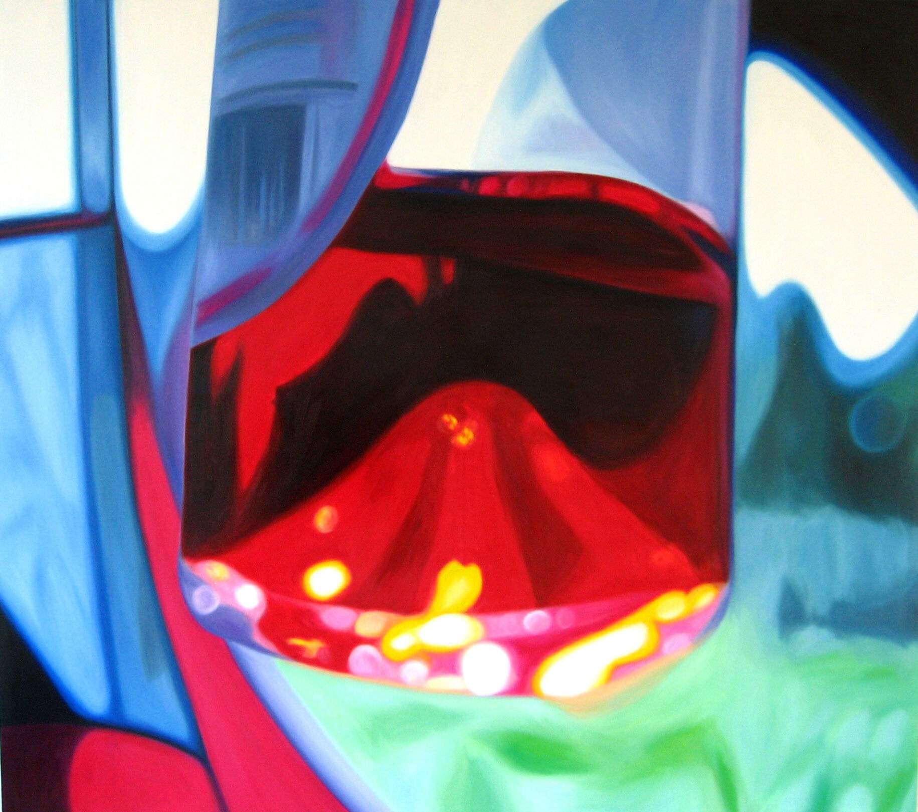 Farbenfrohes abstraktes Gemälde, moderne Malerei, Kunstdruck, Auftragsmalerei, kreative Wandgestaltung, expressionistische Kunst, individuelle Kunstwerke, zeitgenössische Kunst, Wandbild, Ölmalerei.