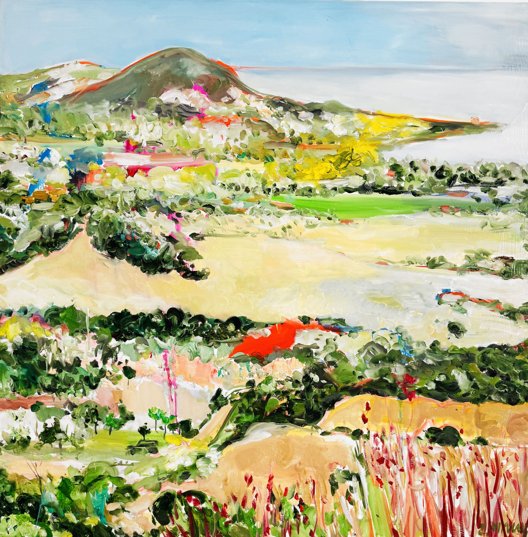 Künstler Nikolaus Kriese abstrakte landschaft