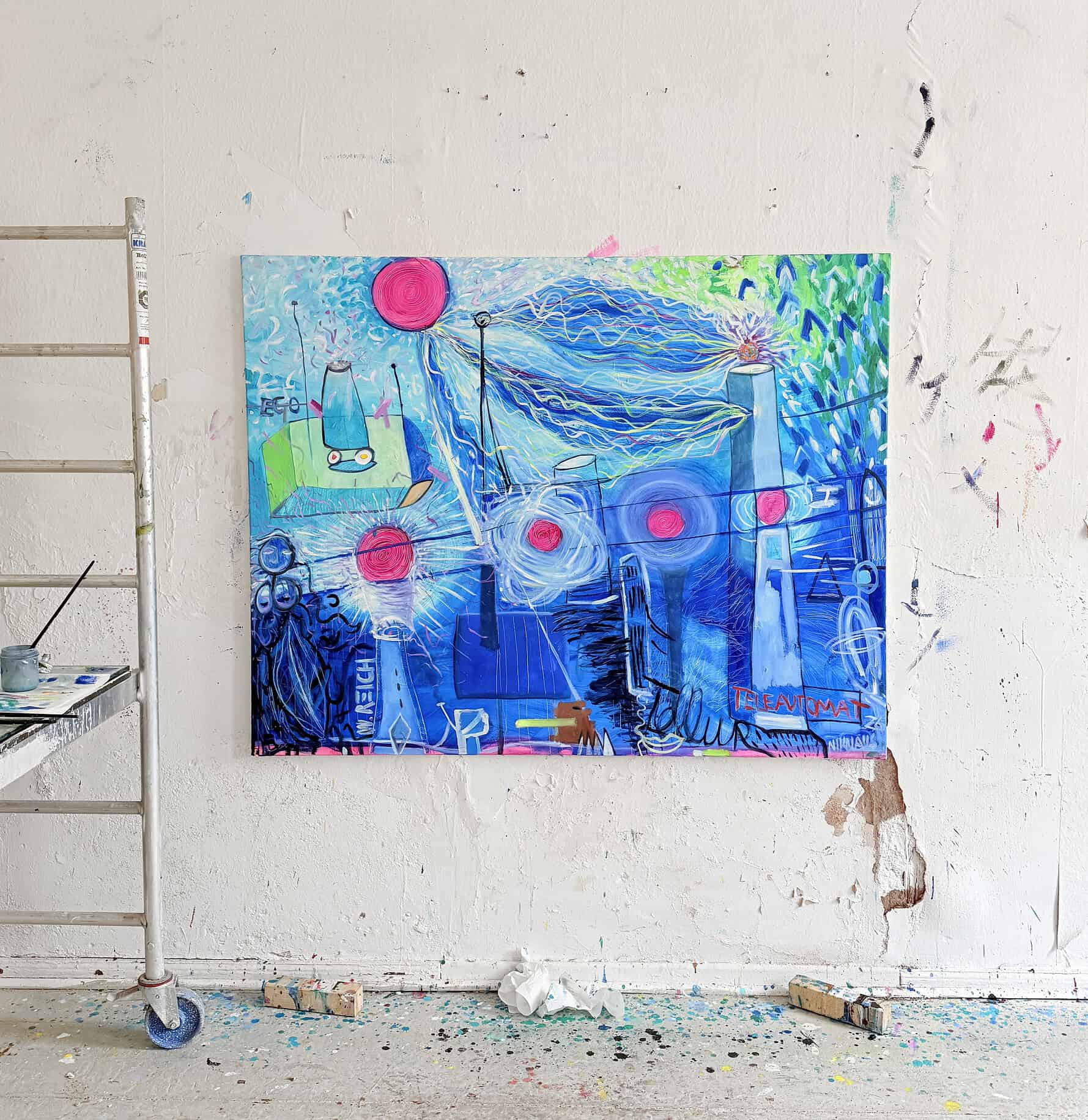 TESLA IS TESLA NOT TESLA - studio Nikolaus Kriese zeitgenössische Kunst Berlin